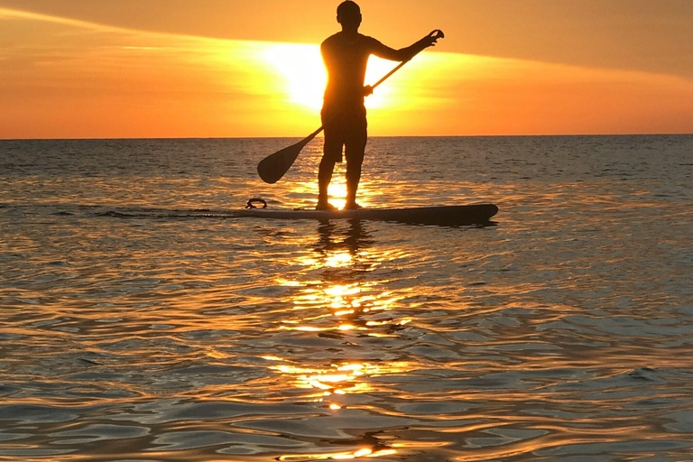 Paddle surf ride around Santander Paddle surfing ride in Santander