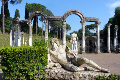 From Rome: Hadrian's Villa & Villa d'Este Day Trip & Lunch Tivoli: Hadrian's Villa & Villa d'Este Day Trip - English