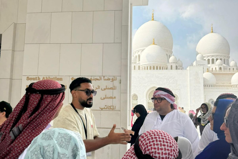 Abu Dhabi Tour Full Day - Grand Mosuqe, Louvre Museum & More Abu Dhabi Full Day Tour - Grand Mosuqe & More - German Guide