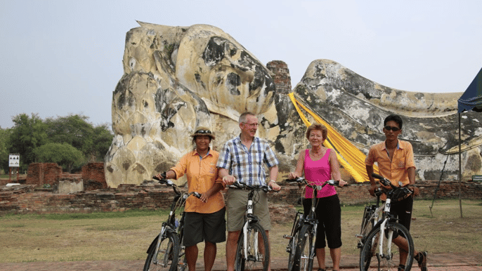 colors of ayutthaya tour in bicicletta di 6 ore patrimonio dellunesco