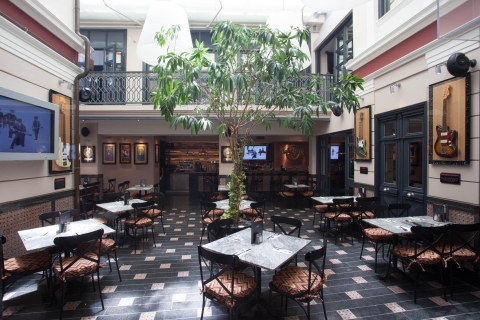 Hard Rock Cafe Athene: dinermenu met zitplaatsen met prioriteitGouden menu