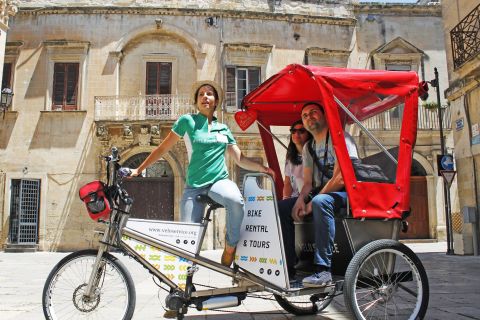 Lecce: Guided Rickshaw Tour