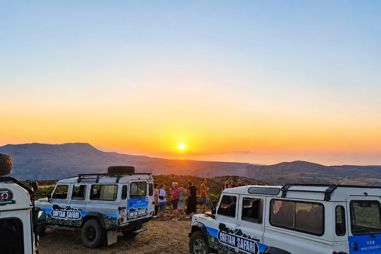 Rethymno Sunset Land Rover Safari with Dinner & Wine FROM KAVRO Sunset Land Rover Safari with Dinner & Wine