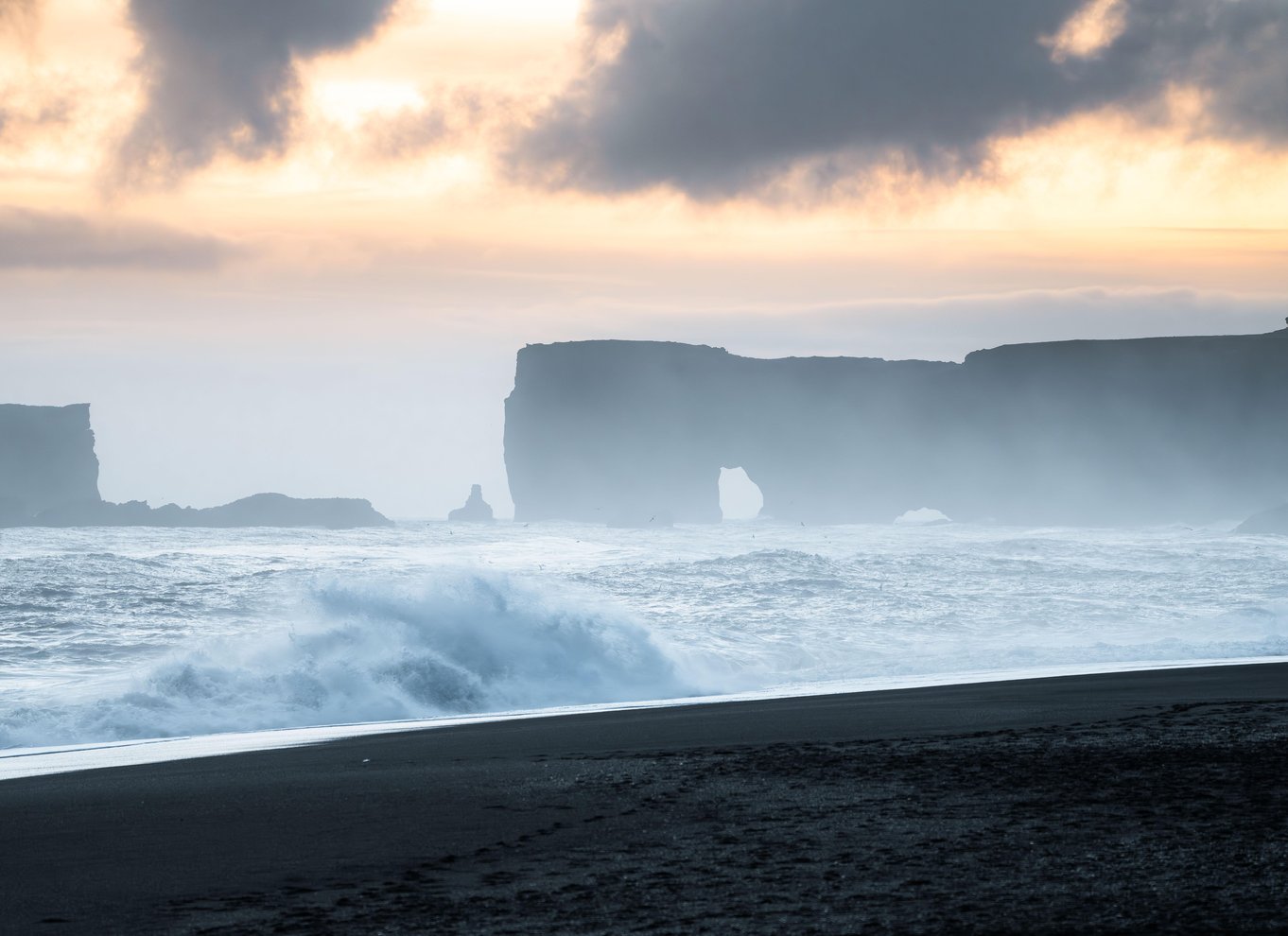 Reykjavik: Sydkysten, vandretur på gletsjer og nordlys – kombination