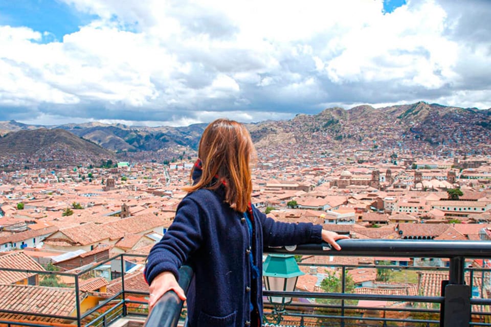 Cusco’s tiled roofs spread across a high Andean valley