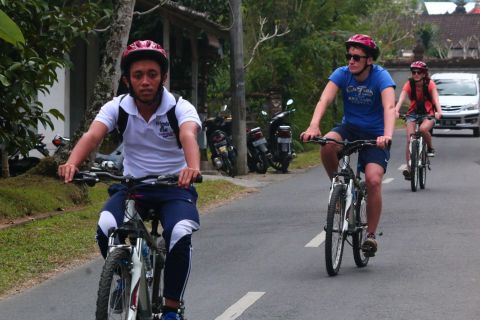 Recorrido cultural en bicicleta cuesta abajo de Bali