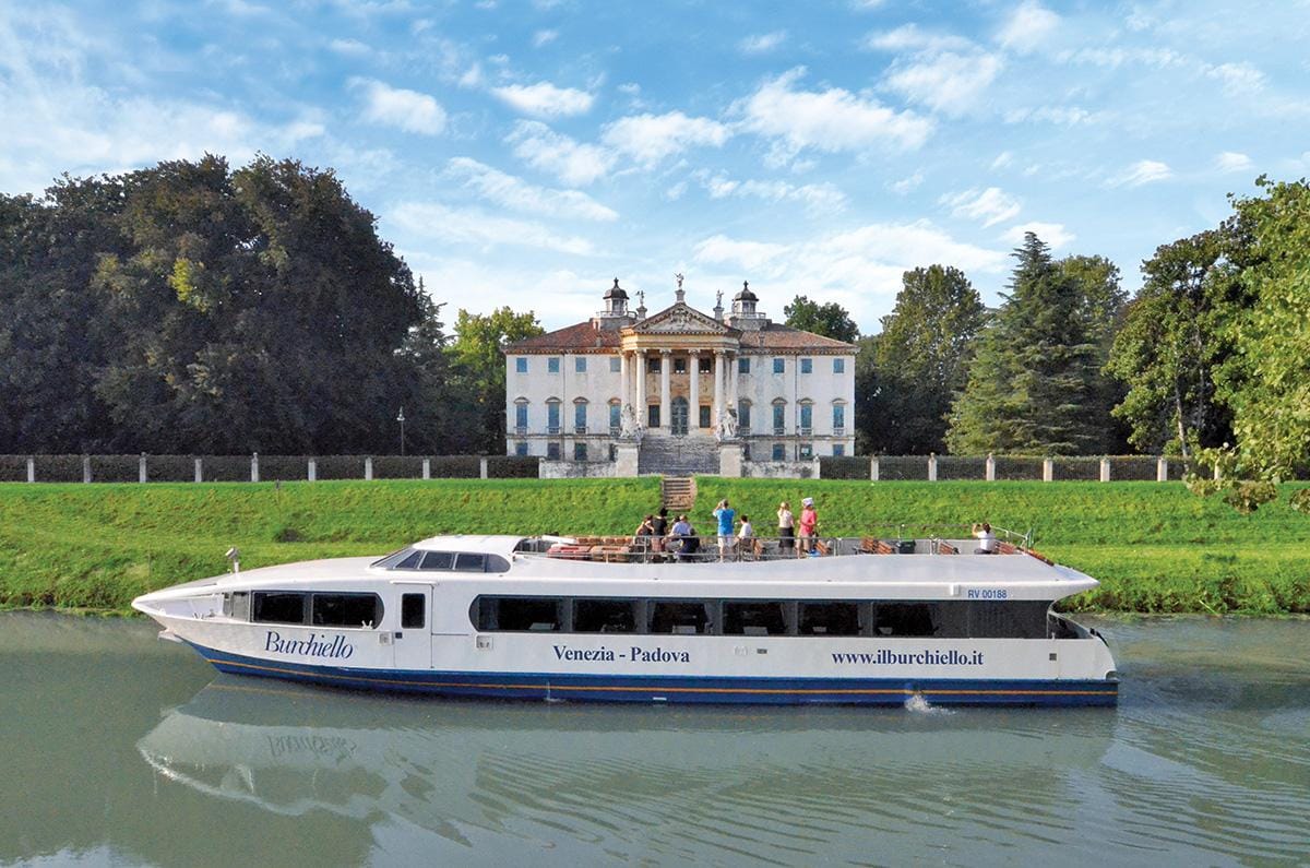 Bootsfahrt von Padua nach Venedig an der Brenta-Riviera
