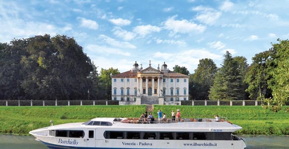 Bootsfahrt von Padua nach Venedig an der Brenta-Riviera