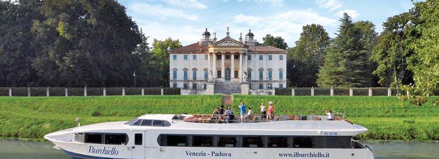 Crociera in barca da Padova a Venezia nella Riviera del Brenta