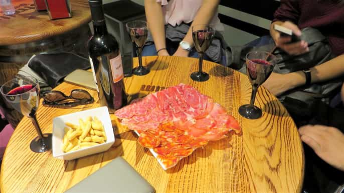 madrid iberico ham and spanish wine smallgroup food tour