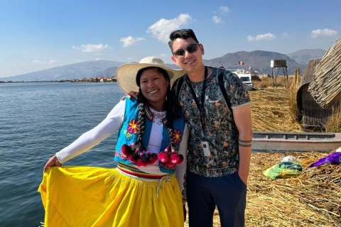 Journée complète sur le lac Titicaca : visite des îles Uros et Taquile