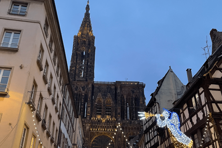 Estrasburgo: excursão a pé pelos mercados de Natal com vinho quenteEstrasburgo: Passeio a pé pelos mercados de Natal com vinho quente