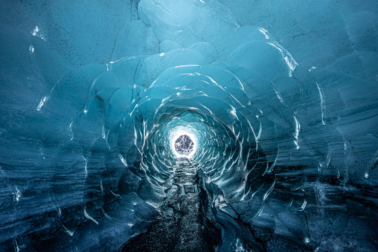 From Vík: Fly your Drone in Katla Ice Cave Super Jeep Tour