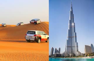 Dubai Desert Safari with Burj Khalifa (Ticket Only)