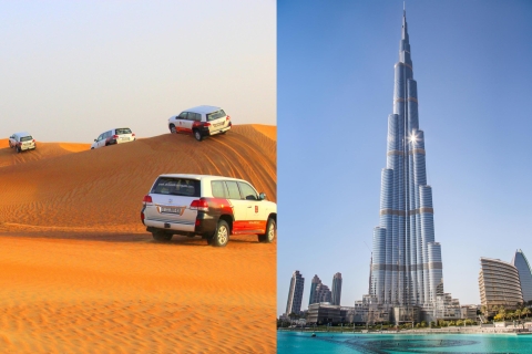 Combo: safari por desierto de Dubái y ticket Burj KhalifaSafari al desierto de Dubái y ticket para Burj Khalifa