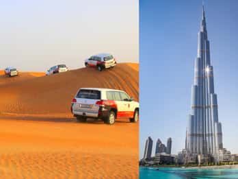 Dubai: Wüstensafari & Burj Khalifa-Ticket Dubai: Wüstensafari & Burj Khalifa-Ticket