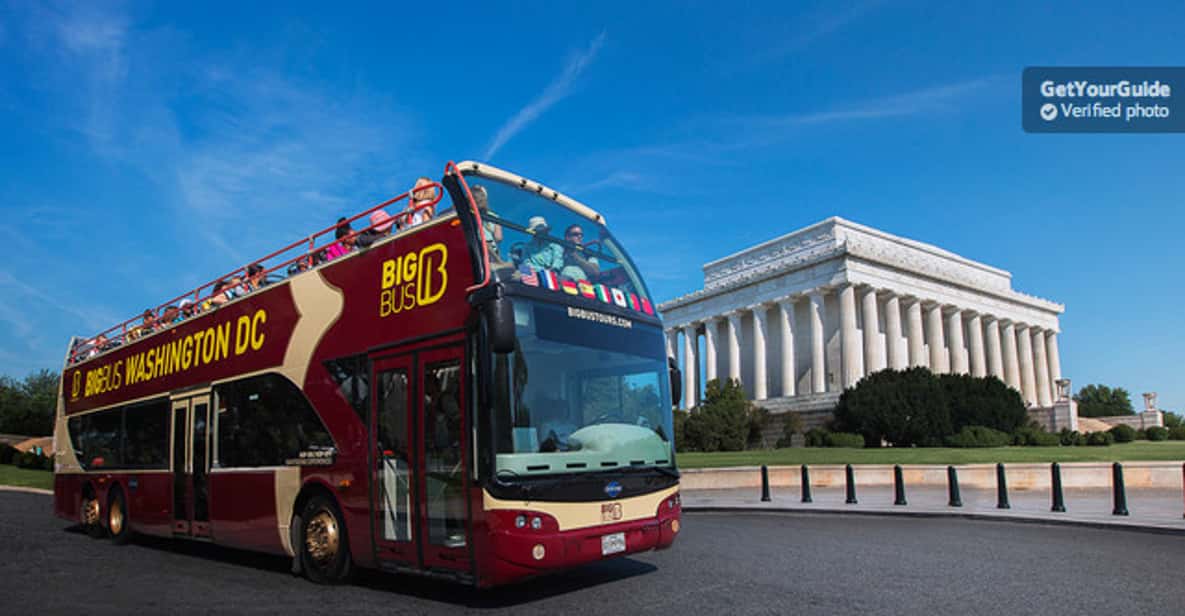 Washington DC: Hop-On, Hop-Off Open-Top Bus Landmarks Tour