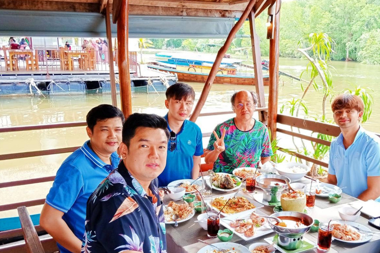 Krabi halvdagsutflykt ekotur Mangrove båttur &amp; Khanap Nam Cave