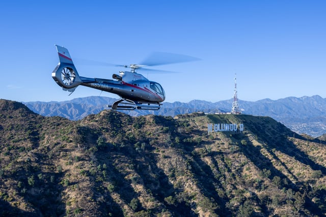 Los Angeles: Helikoptertour über Hollywood und mehr