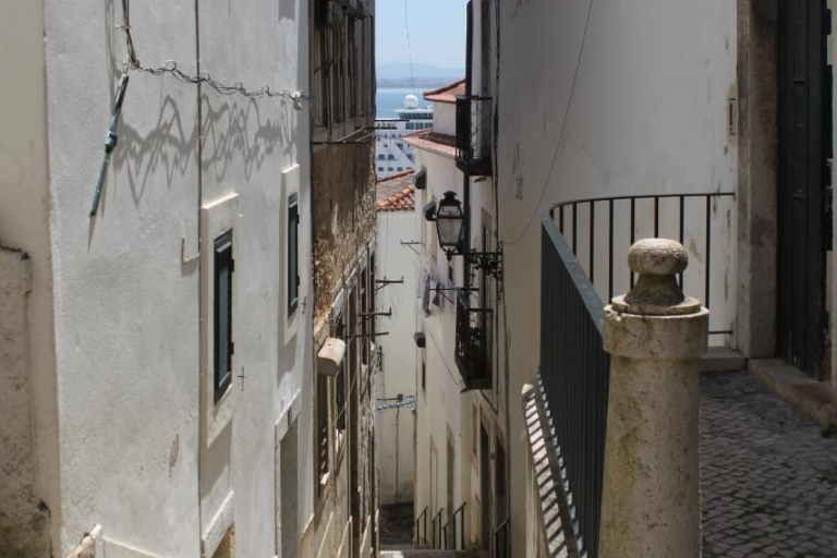 Lisboa: tour a pie de Alfama y el castillo de San JorgeTour privado en francés