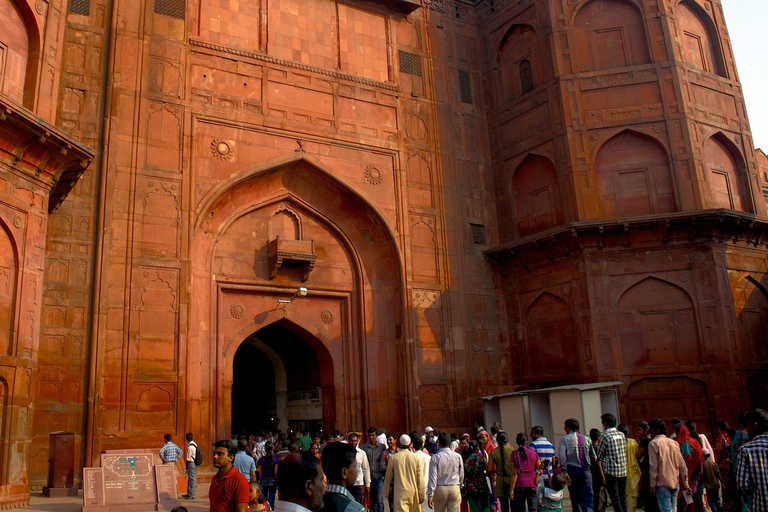 Delhi: Old Delhi City Tour with Tuk Tuk Ride & Street Food Car, Driver, Guide, Entrance Tickets, Street Food & tuk tuk