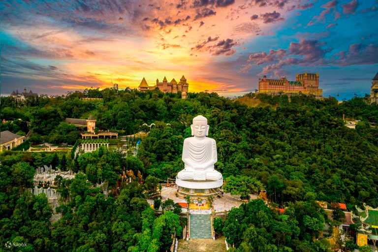 Ba Na Hill With Golden Hand Bridge