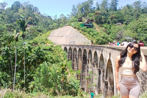 ELLA Lipton Seat Tea Test & Pluck 9Arch, Waterfalls, & Food Lipton's Seat, Little Adam Peak, 9 Arch, Ravana Waterfalls