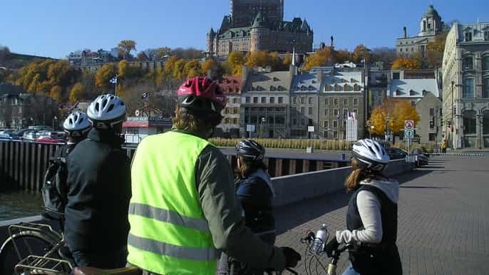 quebec city 2.5hour historic lower town bike tour