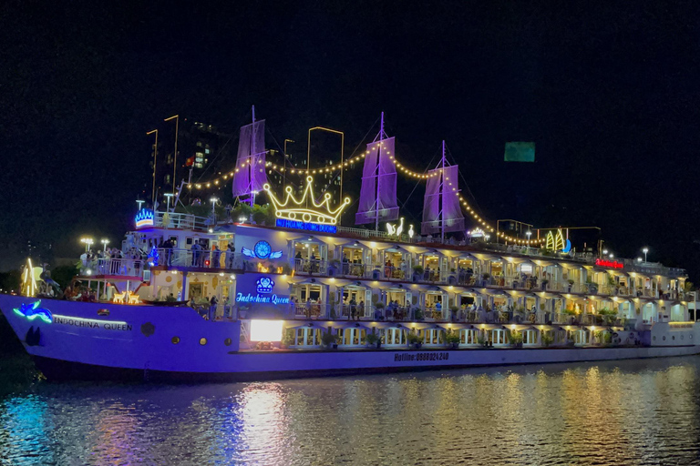 Saigon River: Dinner Cruise with City Lights & Live Music Dinner Cruise Ticket (No Transfer)