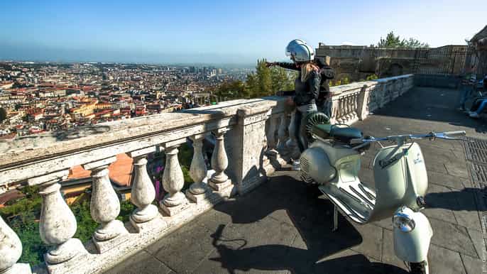 private tour naples food tasting tour by vintage vespa