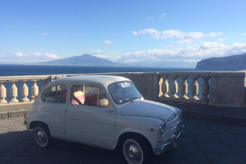 Tour de degustación de comida en Nápoles por Vintage Fiat 500 / Fiat 600