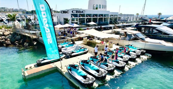 Santa Eulalia: Jet Ski Tour with Optional Dolphin Searching