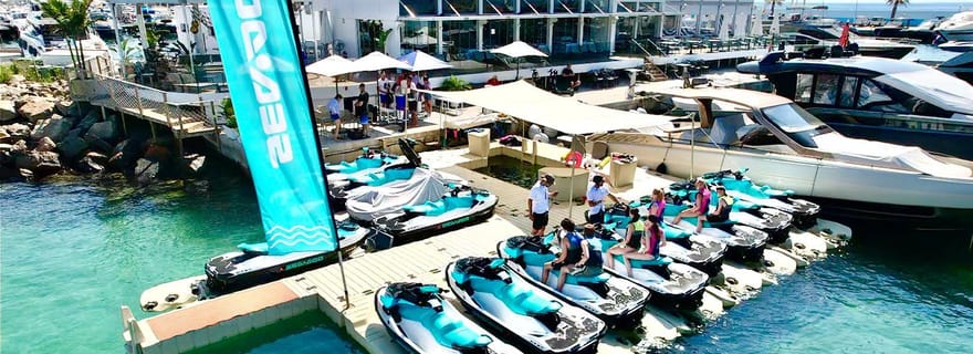 Santa Eulalia : Excursion en jet ski avec recherche de dauphins en option