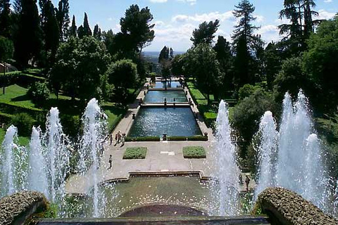 From Rome: Hadrian's Villa & Villa d'Este Day Trip & Lunch Tivoli: Hadrian's Villa & Villa d'Este Day Trip - English