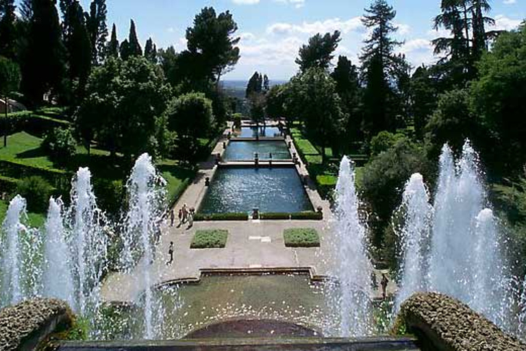 From Rome: Hadrian's Villa & Villa d'Este Day Trip & Lunch Tivoli: Hadrian's Villa & Villa d'Este Day Trip - English