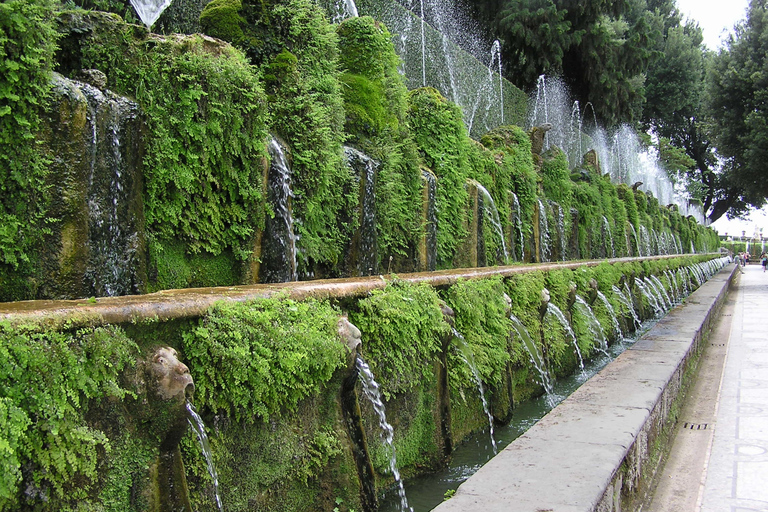From Rome: Hadrian's Villa & Villa d'Este Day Trip & Lunch Tivoli: Hadrian's Villa & Villa d'Este Day Trip - English