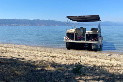 Ohrid: Lake Ohrid Boat Cruise with Swimming Stops