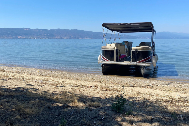 Ohrid: Lake Ohrid Boat Cruise with Swimming Stops