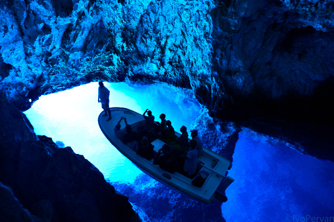 From Split: Private Blue Cave, Vis & Hvar Tour by Speedboat
