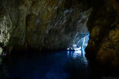 From Split: Private Blue Cave, Vis & Hvar Tour by Speedboat