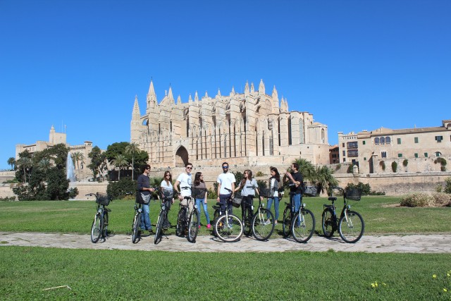 Visit Palma de Mallorca Old Town Guided Bike Tour in Palma