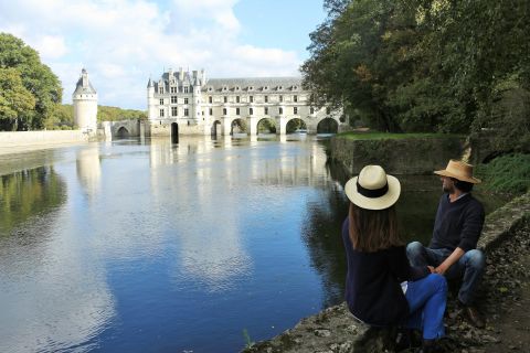 Från Tours: Chambord, Chenonceau & Lunch på Family Chateau