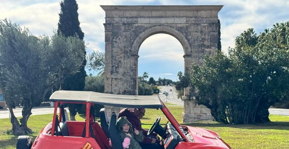 Salou: 4-seater electric dune buggy experience with a free route