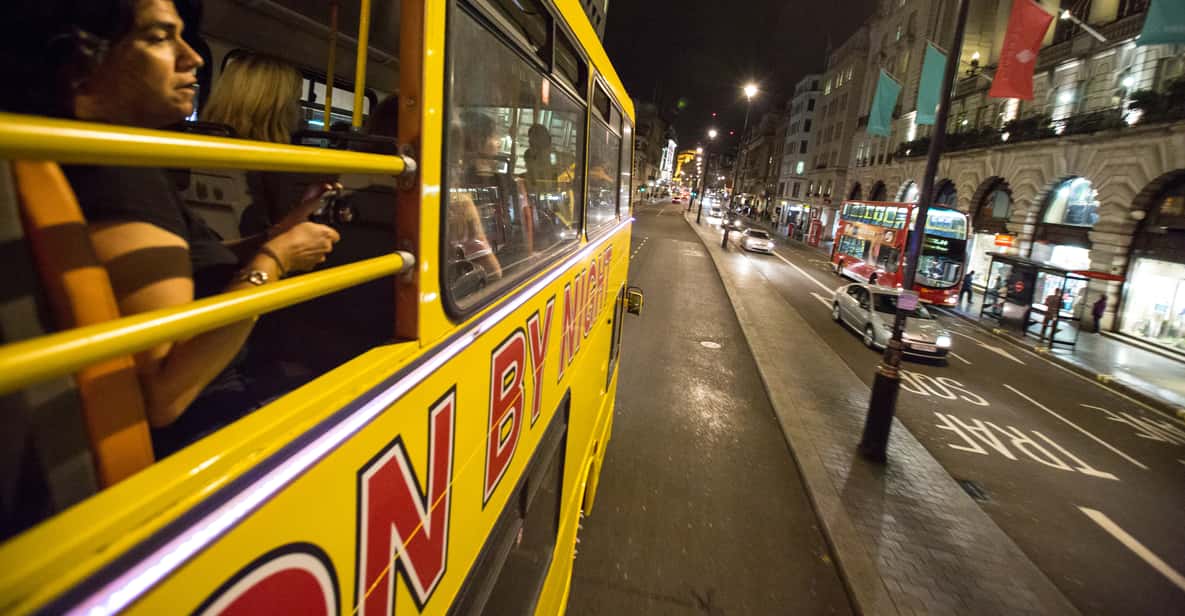 Londres à Noite: Excursão Ônibus Aberto 90 Minutos