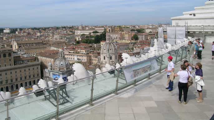 vittoriano terrace roman forum and colosseum 3hour tour