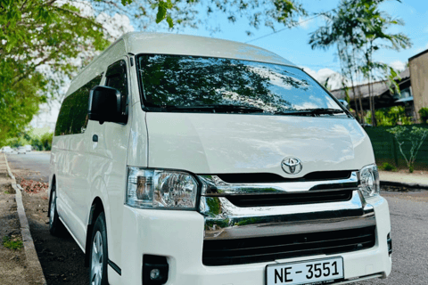 Colombo Airport → Sigiriya, Kandy, or Ella Private Car Tour Private Car with Driver – Up to 100 km