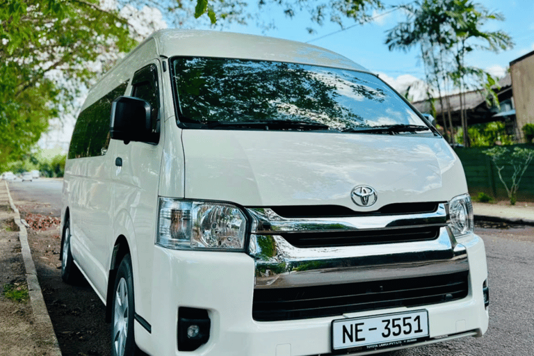 Colombo Airport → Sigiriya, Kandy, or Ella Private Car Tour Private Car with Driver – Up to 100 km