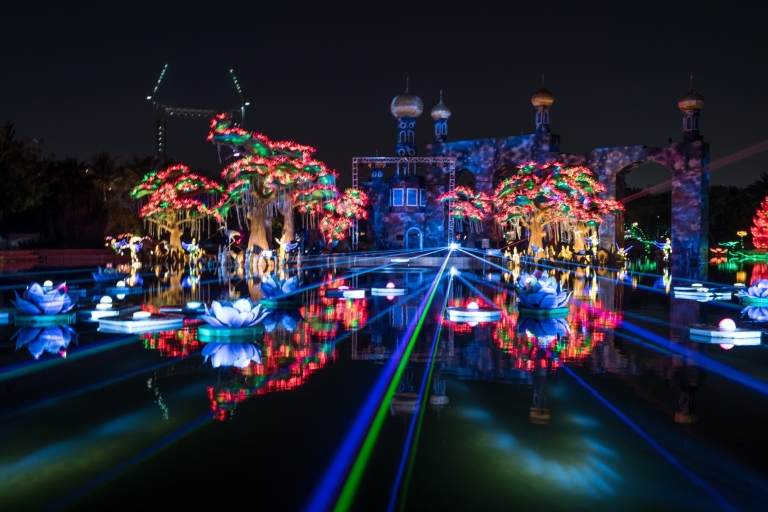 Dubaj: Bilet wstępu Garden Glow z odbiorem z hotelu
