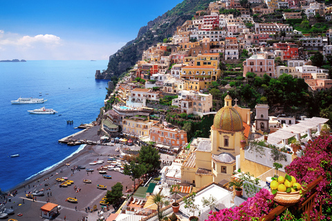 Amalfi Coast by Vintage Fiat 500 or 600 from Sorrento Full-Day Private Tour by Vintage Fiat from Naples