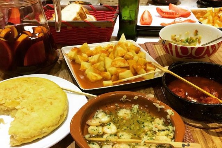 Madrid: Spaanse kookles van een halve dagAvond Tapas kookcursus